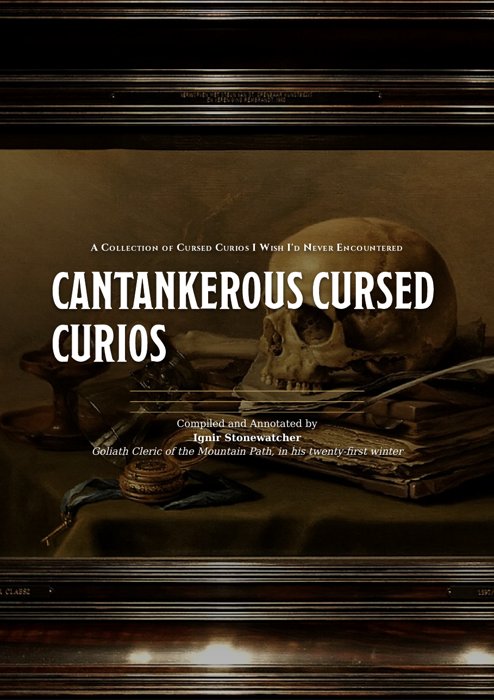 Cover of Cantankerous Cursed Curios
