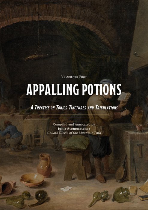Cover of Appalling Potions Volume the First