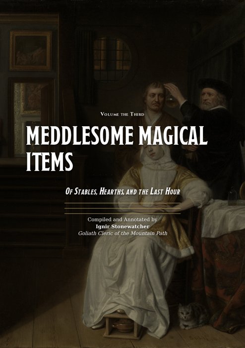 Cover of Meddlesome Magical Items Volume the Third